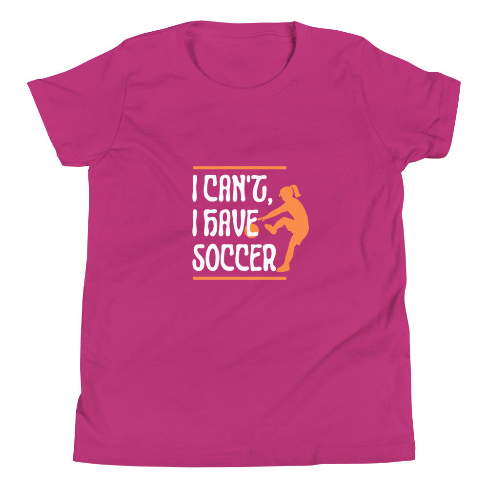 I can't, I have soccer!