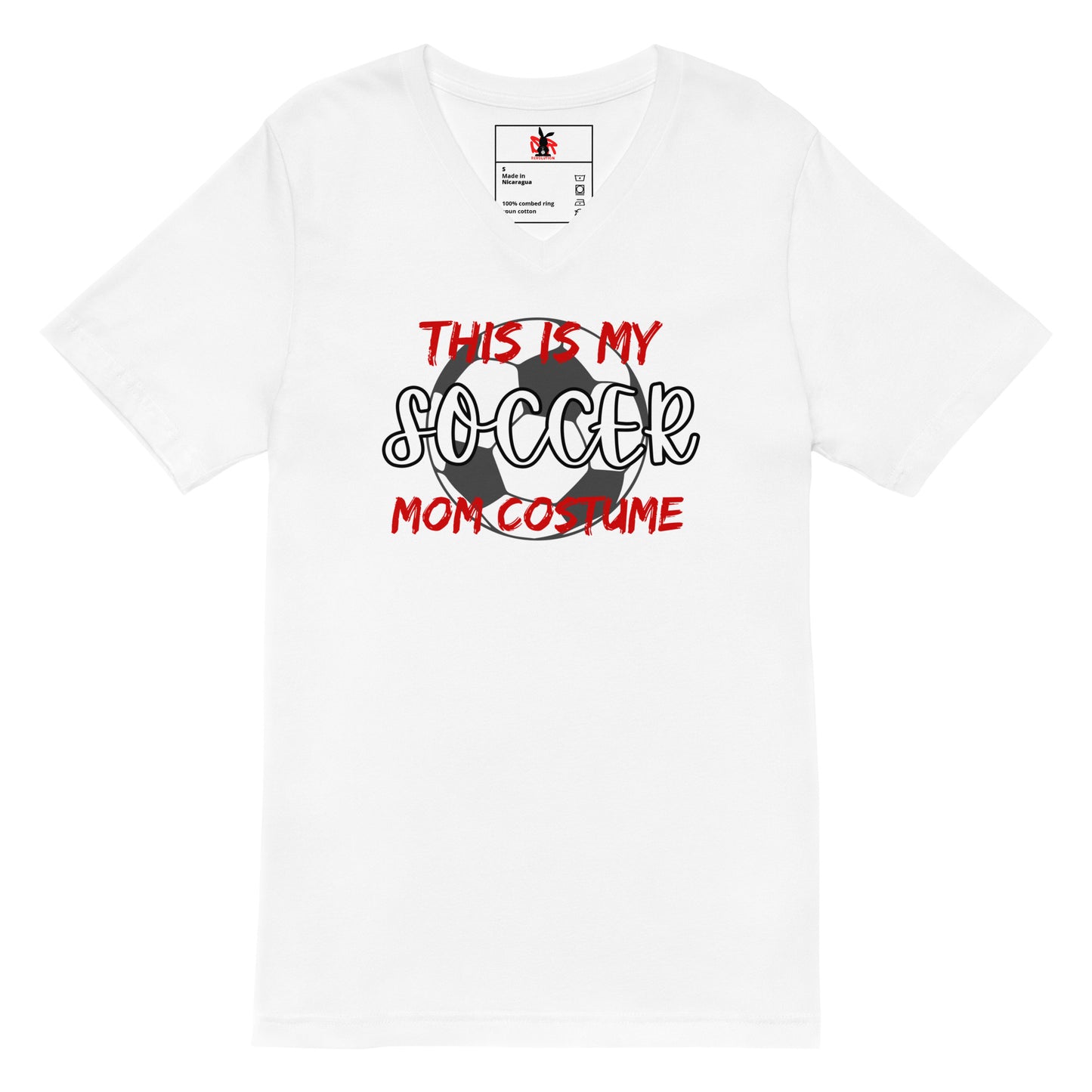 RUFC Soccer Mom Costume V-Neck T-Shirt