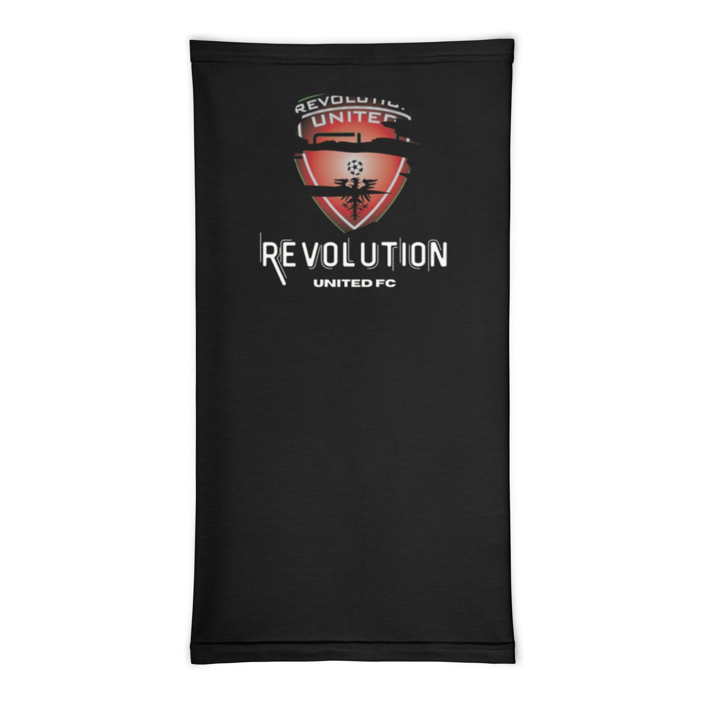 Revolution Logo Black Neck Gaiter